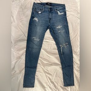 Super Skinny Ripped Hollister Jeans